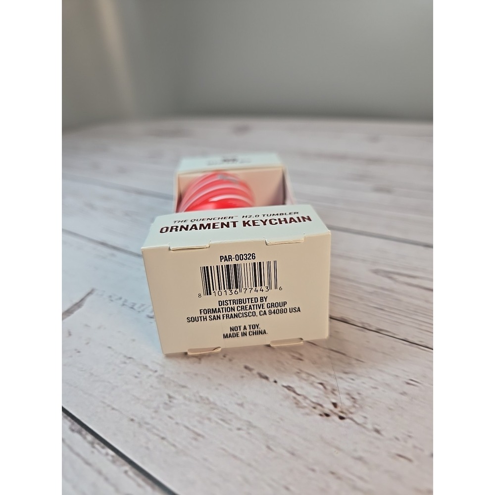 Stanley Ornament Keychain‎ Candy Cane Twist Limited Holiday Collection - Picture 7 of 9